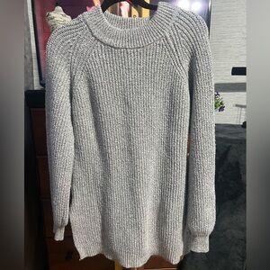 Roots Heather Gray Women's Turtleneck Sweater